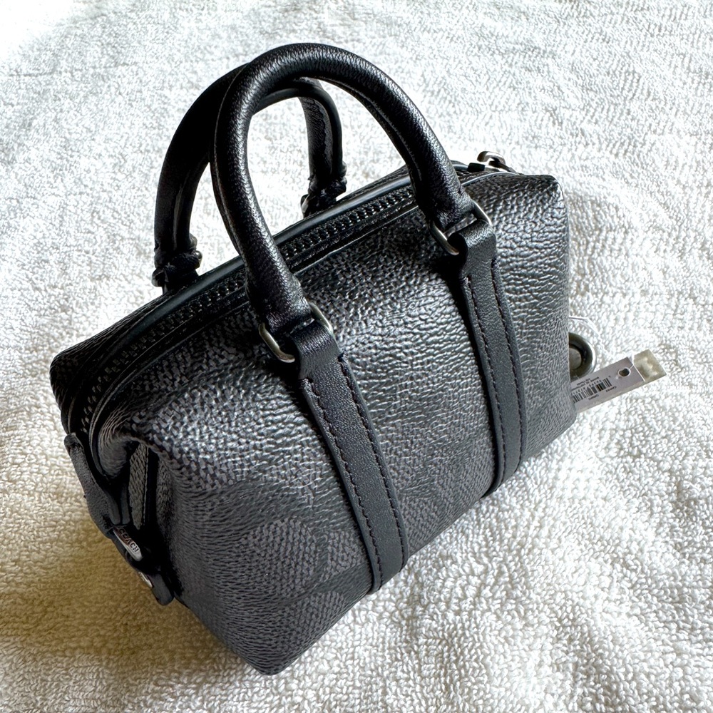 Coach Trekker Leather Charm